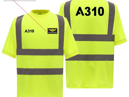 A310 Flat Text Designed Reflective T-Shirts Online Sale