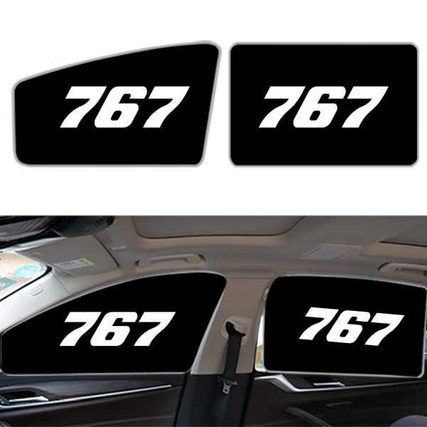 767 Flat Text Designed Car Sun Shade (Side window) For Discount