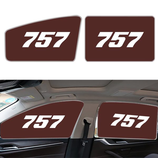 757 Flat Text Designed Car Sun Shade (Side window) Cheap