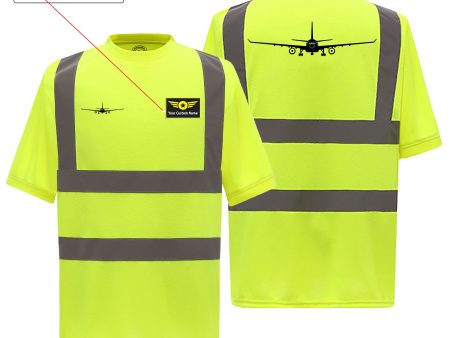 Airbus A330 Silhouette Designed Reflective T-Shirts Online Sale