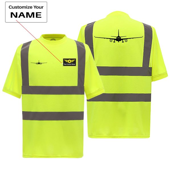 Airbus A330 Silhouette Designed Reflective T-Shirts Online Sale