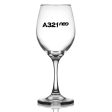 A321neo & Text Designed Wine Glasses For Cheap