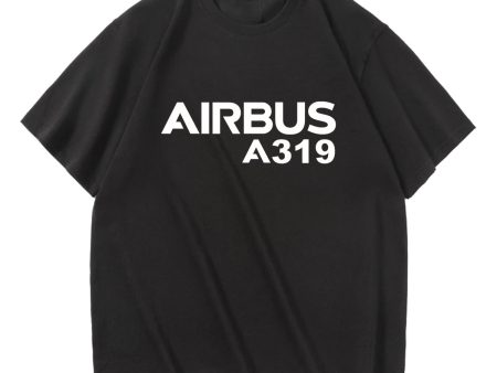 Airbus A319 & Text Designed Relax Fit T-Shirts Online