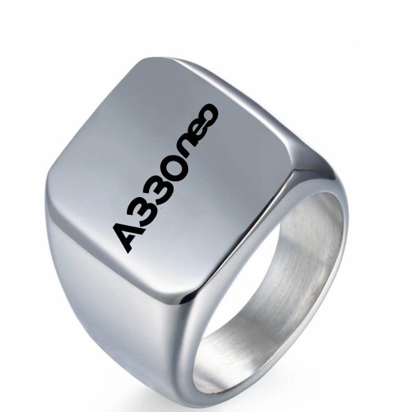 A330neo & Text Designed Designed Men Rings Online