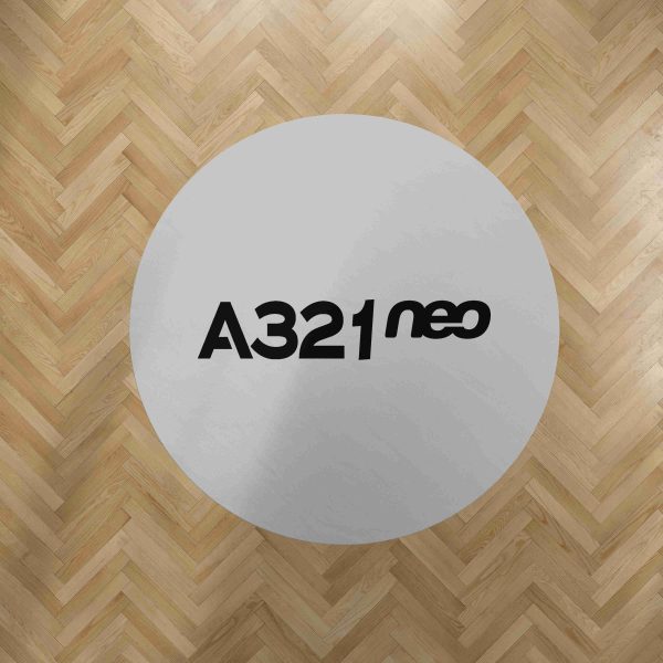 A321neo & Text Designed Carpet & Floor Mats (Round) Discount