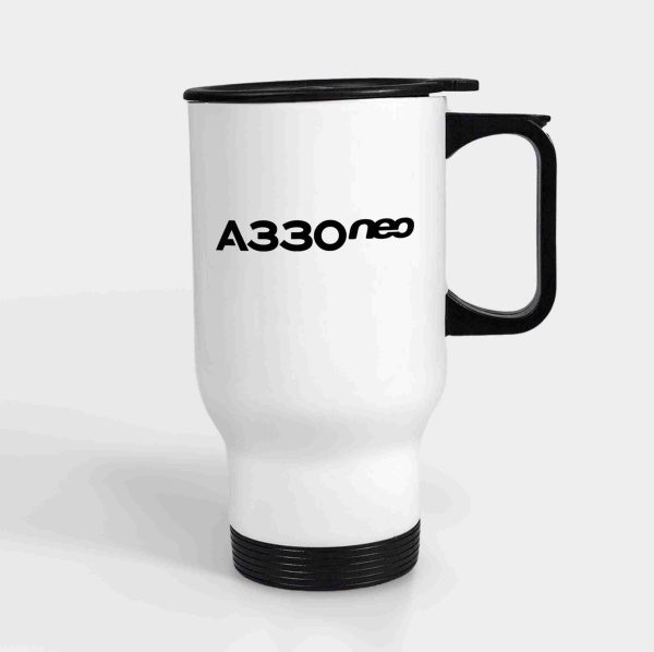 A330neo & Text Designed Travel Mugs (With Holder) Cheap