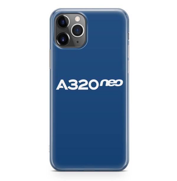 A320neo & Text Designed iPhone Cases For Sale