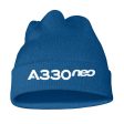 A330neo & Text 3D Knit Beanies Online now