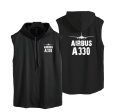 Airbus A330 & Plane Designed Hooded Tank Tops For Cheap