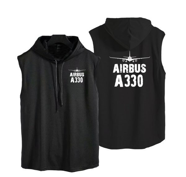 Airbus A330 & Plane Designed Hooded Tank Tops For Cheap