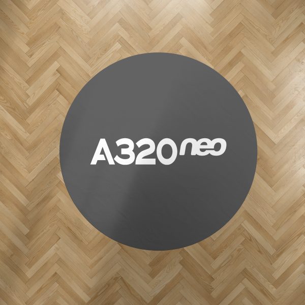 A320neo & Text Designed Carpet & Floor Mats (Round) Supply