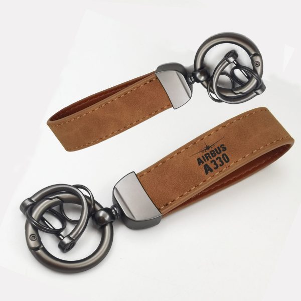 Airbus A330 & Plane Design Horseshoe Buckle Key Chains Online Sale