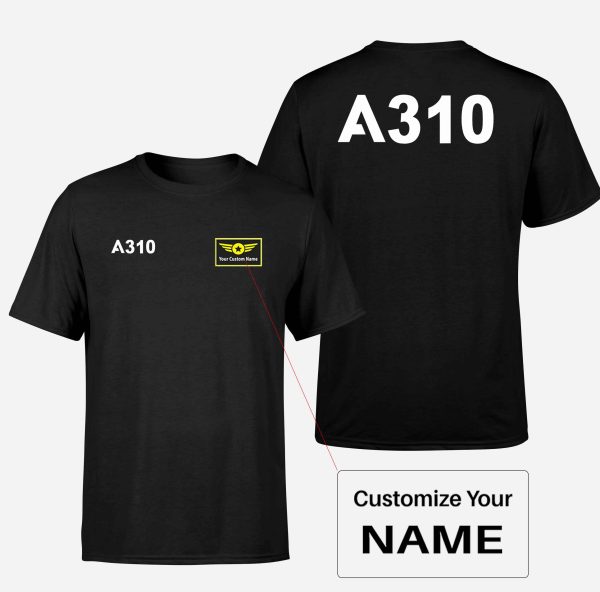 A310 Flat Text Designed Double-Side T-Shirts Hot on Sale