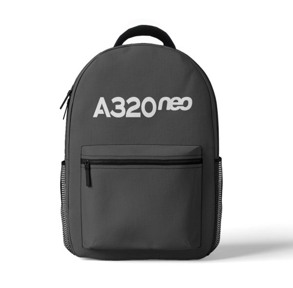 A320neo & Text Designed 3D Backpacks Sale