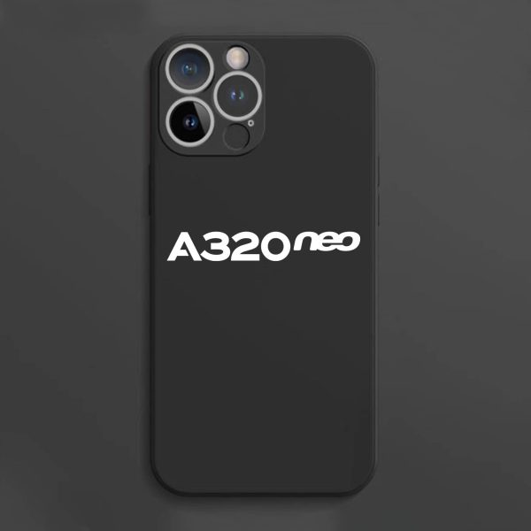 A320neo & Text Designed Soft Silicone iPhone Cases on Sale