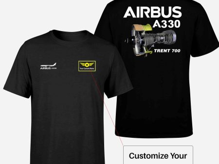 Airbus A330 & Trent 700 Engine Designed Double-Side T-Shirts on Sale