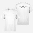 Airbus A320 Silhouette Designed Double-Side T-Shirts Supply