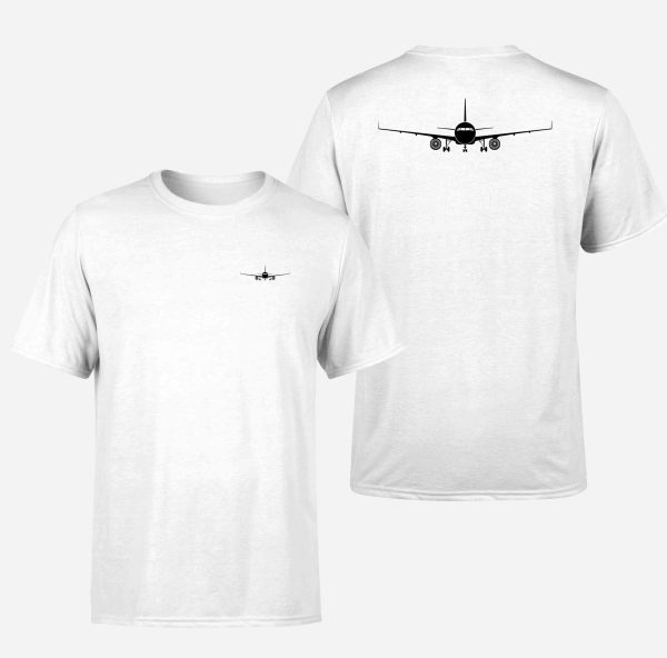 Airbus A320 Silhouette Designed Double-Side T-Shirts Supply