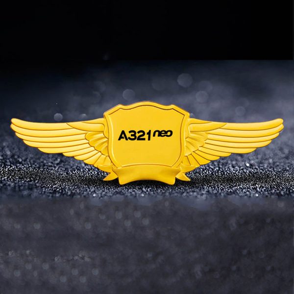 A321neo & Text Designed Badges Online now