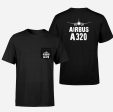 Airbus A320 & Plane Designed Pocket T-Shirts For Cheap