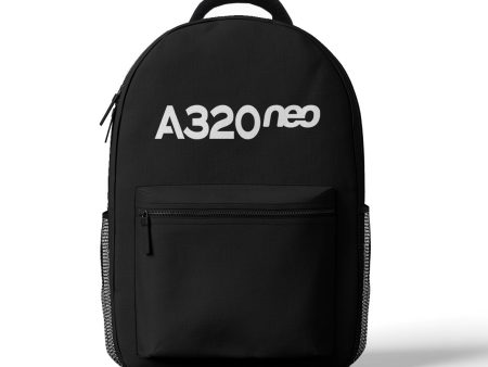 A320neo & Text Designed 3D Backpacks Sale