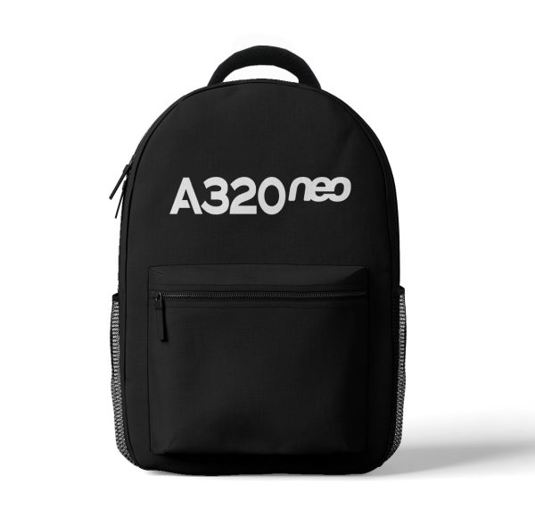 A320neo & Text Designed 3D Backpacks Sale