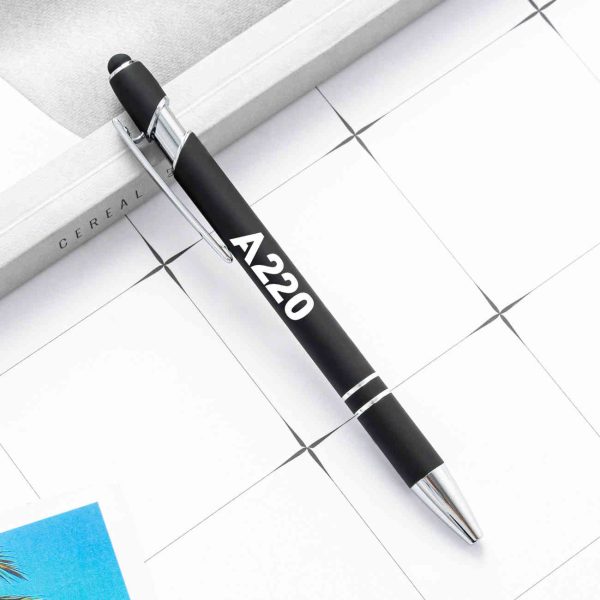 A220 Flat Text Designed Ballpens Capacitive Screen Touch Pens For Cheap