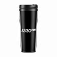 A330neo & Text Designed Plastic Travel Mugs Online now