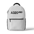 A320neo & Text Designed 3D Backpacks Sale