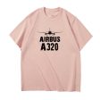 Airbus A320 & Plane Designed Relax Fit T-Shirts Hot on Sale