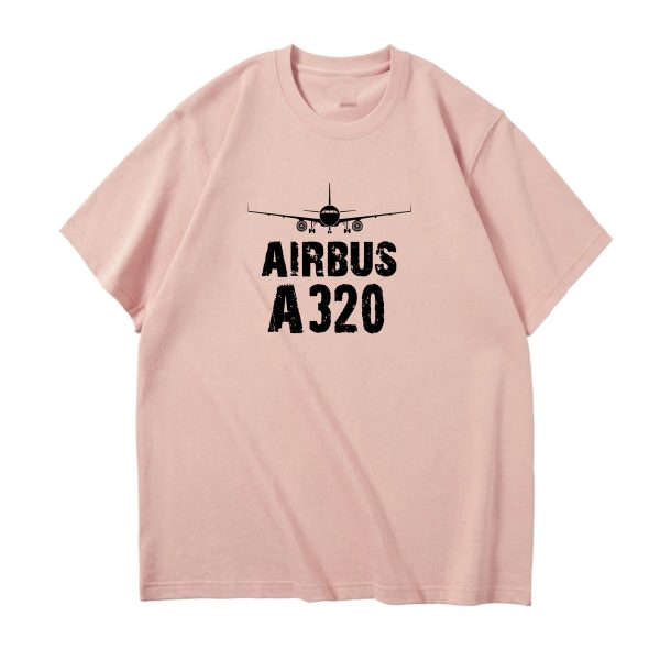 Airbus A320 & Plane Designed Relax Fit T-Shirts Hot on Sale