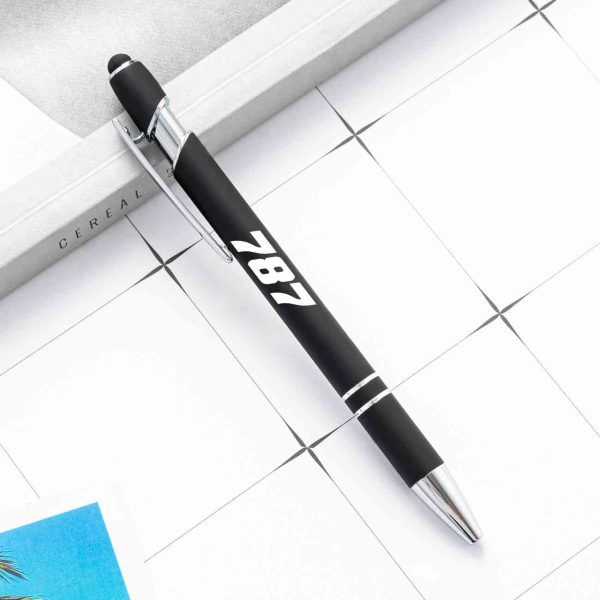 787 Flat Text Designed Ballpens Capacitive Screen Touch Pens For Cheap