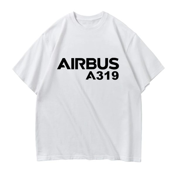 Airbus A319 & Text Designed Relax Fit T-Shirts Online