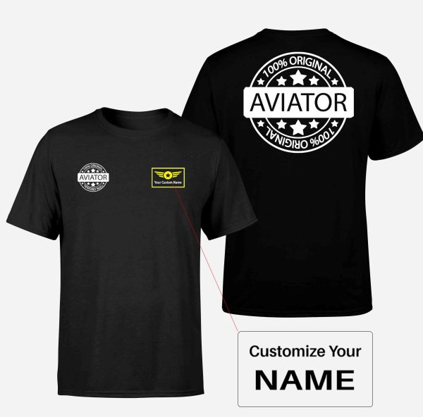 100 Original Aviator Designed Double-Side T-Shirts For Discount