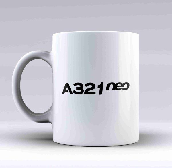 A321neo & Text Designed Mugs For Discount