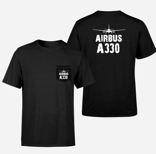 Airbus A330 & Plane Designed Pocket T-Shirts Fashion