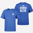 Airbus A330 & Plane Designed Double-Side T-Shirts Supply