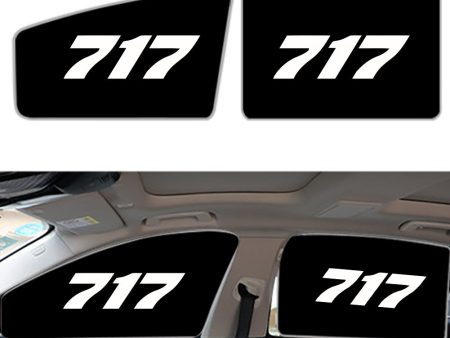 717 Flat Text Designed Car Sun Shade (Side window) Online now