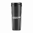 A320neo & Text Designed Plastic Travel Mugs For Discount