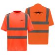 Airbus A330 Silhouette Designed Reflective T-Shirts Online Sale