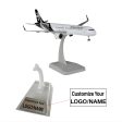 Air New Zealand White Airbus A321neo Airplane Model (1 200 Scale - 20CM) For Cheap