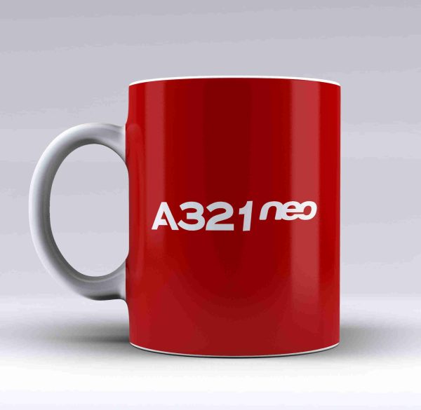 A321neo & Text Designed Mugs For Discount