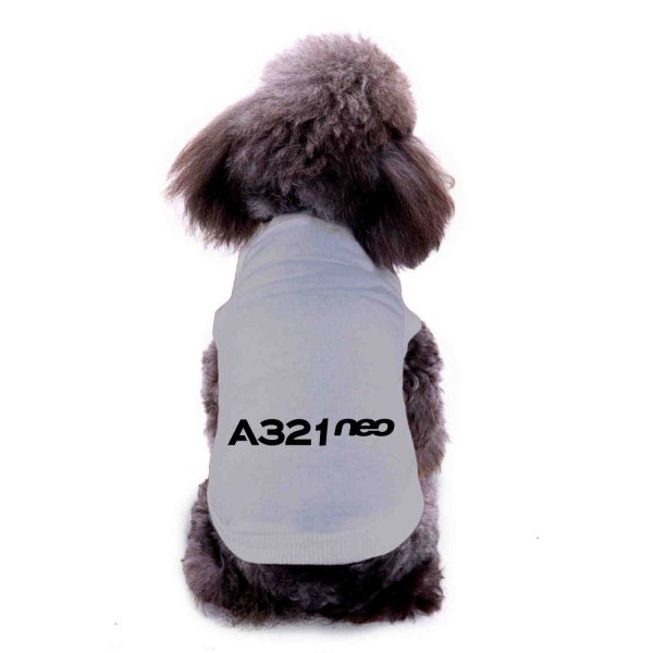 A321neo & Text Designed Dog Pet Vests Fashion