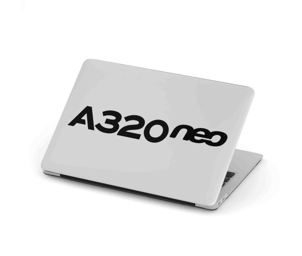 A320neo & Text Designed Macbook Cases For Sale