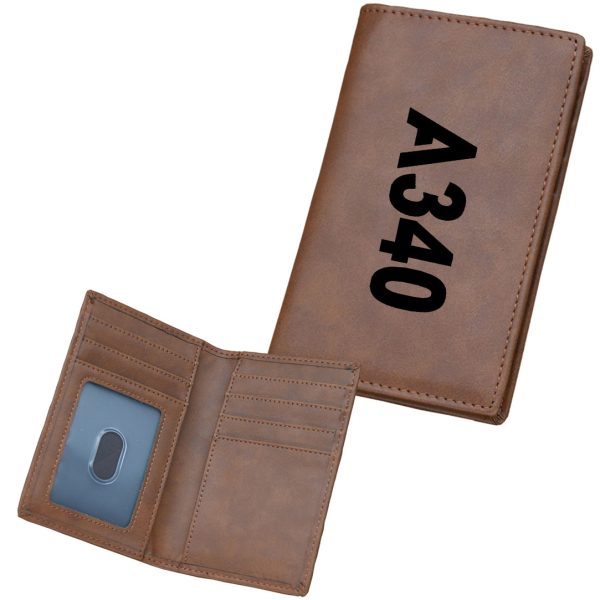 A340 Text Designed Leather Card Holder Wallets For Cheap