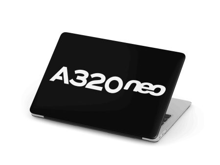 A320neo & Text Designed Macbook Cases For Sale