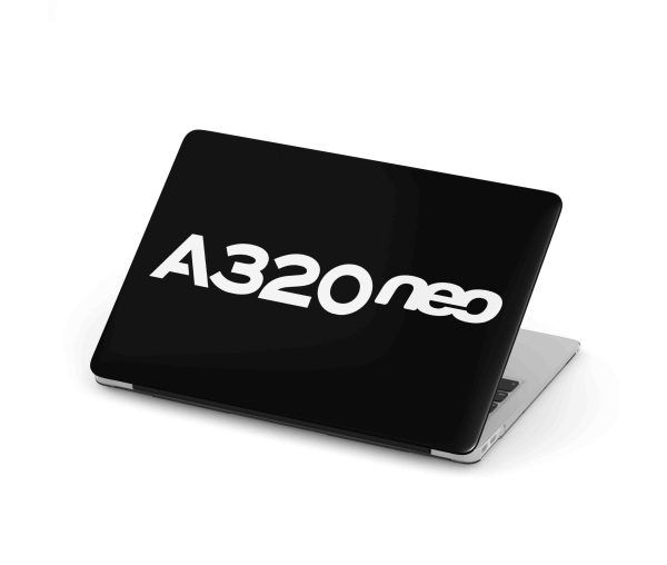 A320neo & Text Designed Macbook Cases For Sale