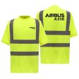 Airbus A310 & Text Designed Reflective T-Shirts For Discount