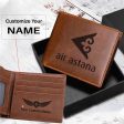 Air Astana Designed Laser Leather Wallets Supply