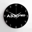 A330neo & Text Designed Wall Clocks Fashion